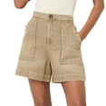 thumbnail image 2 of Summer Women High Waisted Casual Denim Shorts Denim Shorts Wide Leg Shorts with Pockets, 2 of 6
