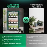 New Mars Hydro 4-Tier Plant Stand with 150W Grow Lights & Tent for Indoor-M size