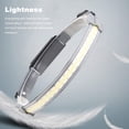 thumbnail image 4 of COB LED Headlamp, Ultra Low Profile Durable Elastic Headband, Lightweight Design, Weatherproof, 3 Modes, USB Charging, for Running, Hiking, 4 of 8
