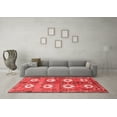 thumbnail image 3 of Ahgly Company Indoor Square Persian Red Traditional Area Rugs, 3' Square, 3 of 4