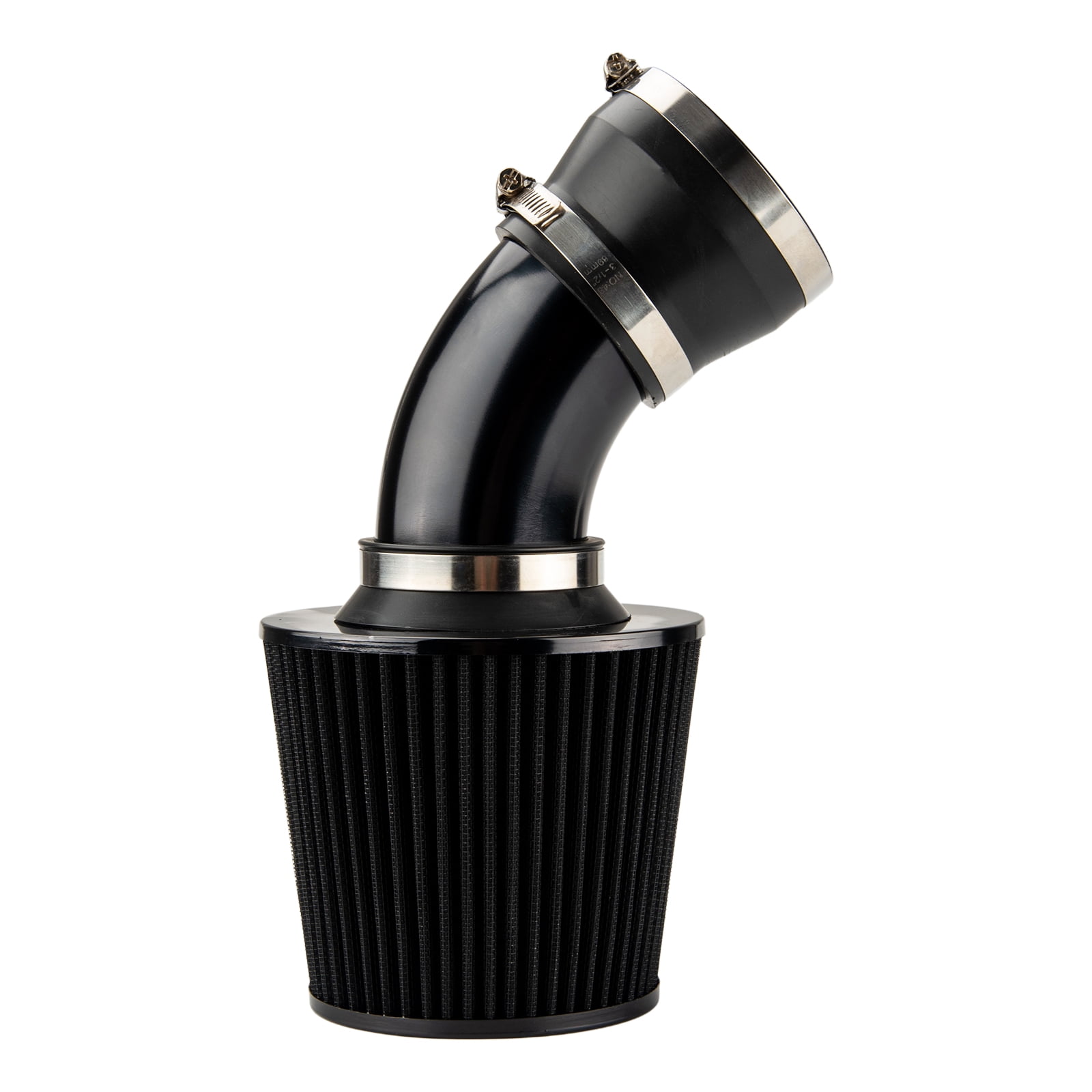 3 inch Front Black Aluminum Cold Air Intake Kit Replacement for BMW 325i 2001-2005, 330Ci 2001-2005, 325Ci 2001-2005, 325xi, 323i, 328i, 330x, 330i, 330i, 323Ci, 328Ci, 323is, 328is