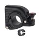 thumbnail image 4 of Timbre de bicicleta potente para manillares estándar de 22,2/25,4/31,8 mm con alarma de advertencia. Negro, 4 of 9