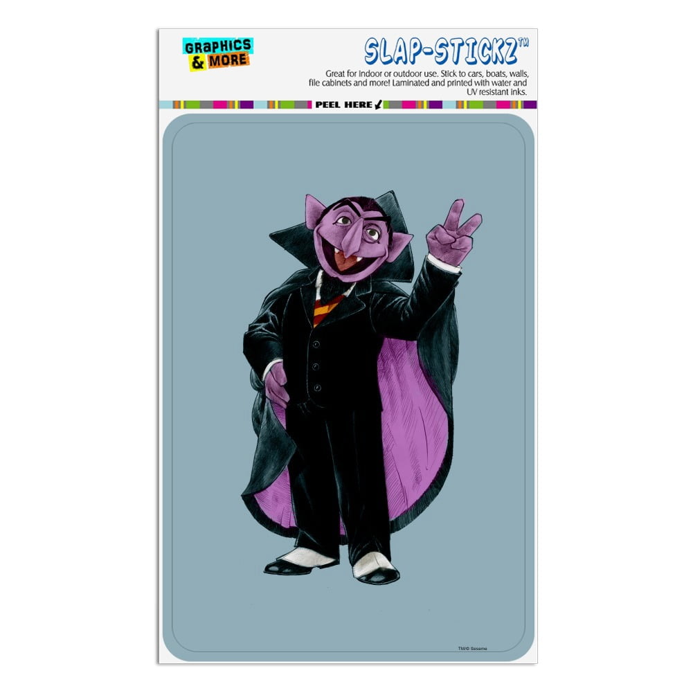 Sesame Street Vintage Count Von Count Home Business Office Sign