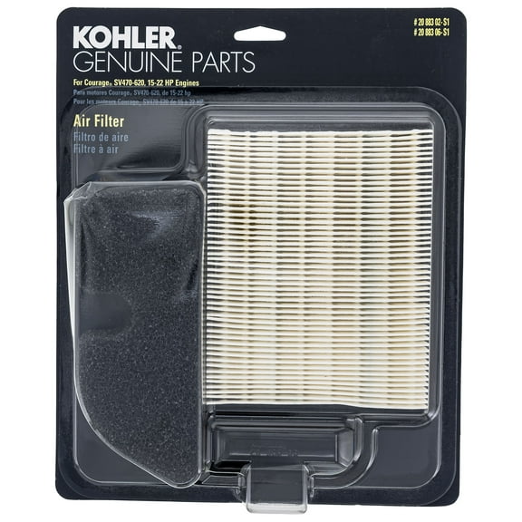 CUB CADET 2088302S1C Fltr Kit Air/Precl RZT LT LTX 1040 1042 1045 XT1 42 i1046