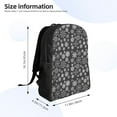 thumbnail image 4 of Hirioo simple white Snowflake for Travel Backpack for Women Men, Lightweight and Durable,Gift for Weekender, College, Work,and Outdoor Activities, 4 of 7