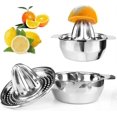 thumbnail image 1 of Lemon Press, Hand Press Juice Press Lemon Press Stainless Steel 500Ml Metal Lime Gift Quantity 1 piece, 1 of 5