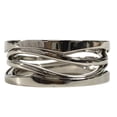 thumbnail image 6 of Pre-Owned BVLGARI B-ZERO1 Legend 18K Gold Ring (WG750) for Men and Women, Silver (Good), 6 of 9