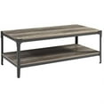 thumbnail image 2 of Walker Edison Rustic Rectangular Coffee Table with Coffee Table, Available in 5 Colours, 2 of 2