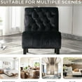 thumbnail image 3 of Buttoned Foam Seat / Kitchen Dining / Easy Assembly with Manual, 3 of 5