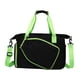 thumbnail image 3 of Bolsa de tenis con compartimento para zapatos para mujer y hombre, resistente al agua, portátil y elegante. Negro, 3 of 8