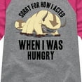 thumbnail image 3 of Avatar - The Last Airbender - Appa Hungry - Youth Girls Raglan Graphic T-Shirt, 3 of 5