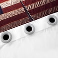 thumbnail image 4 of Manfei Jet Curtains Pack of 2 (42x84 Each),USA Flag Curtains Blackout,Transportation Theme Bedroom Curtains,Microfiber Vintage Room Decoration, 4 of 6