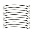 thumbnail image 1 of Mosiee 10 Pack Heavy Duty Elastic Bungee Cords Luggage Cord 30Cm Cycling Stretch Pull Strap Tow Fixed Rope 30Cm Mini Rope Outdoor, 1 of 9