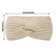 thumbnail image 2 of Diadema de invierno para mujer, diadema de punto para mujer, orejeras anchas de invierno para mujer, diademas gruesas para mujer, pañuelo de punto elástico para niñas, 2 of 3