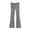 Gray, variant on Sleep Pants for Women Soft Sleepwear Fold over Elastic Waist Sports Bootcut Pants Slim Workout Pajama Bottoms