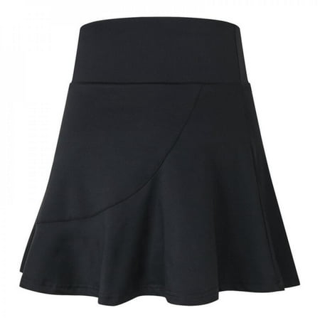 Sports Short Skirt For Women Loose Fake Two-piece Anti-walking Speed Dry Running Fitness Skirt Tennis Skirt
