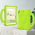 thumbnail image 5 of Allytechgroup iPad 10.2" 7th 8th 9th Gen Case Cover, EVA Rugged Football Design Case for Girls Boys Kids Bumper Shockproof Lightweight Hand Stand Case for Apple iPad 10.2" 2019/2020/2021, Green, 5 of 5