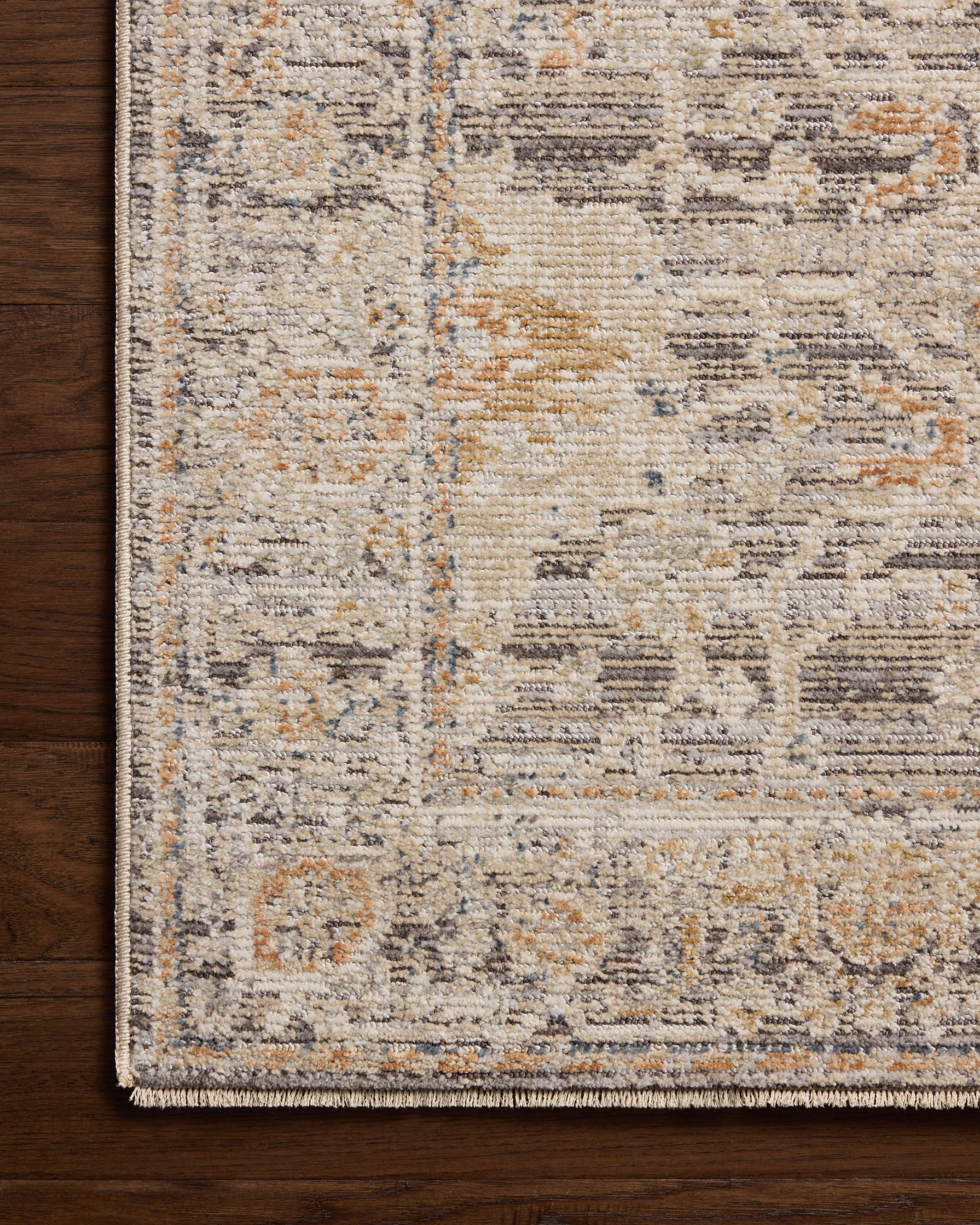 Loloi Milena Charcoal / Apricot 4'-0" x 10'-0" Area Rug