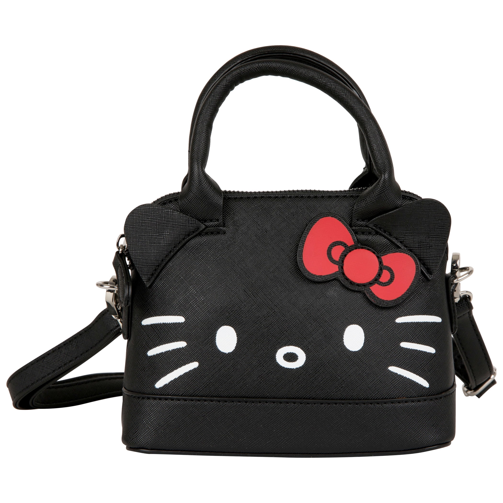Hello Kitty Women's Leather Long Shoulder Strap Hand Bag, Multicolor