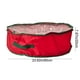 thumbnail image 3 of pstuiky Bolsa organizadora redonda para coronas navideñas, con un lado transparente de tela de mimbre y caja de almacenamiento de PVC., 3 of 7