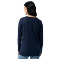 thumbnail image 3 of Holiday Time Women's and Women’s Plus Christmas Waffle Graphic Tee with Long-Sleeves, Sizes S-3XL, 1X-2X, 3 of 9