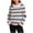 Blue, variant on JTZGDY Fuzzy Trim Sweatshirts for Women Lightweight Casual Winter Warm Long Sleeve Striped/Color Block/Plaid/Floral Printed Crewneck Pullover Tops Loose Oversied Graphic T-Shirts Green#08 XXL