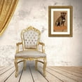 thumbnail image 3 of Toulouse-Lautrec, Henri de 23x32 Gold Ornate Wood Framed with Double Matting Museum Art Print Titled - Touc, Seated on a Table, 3 of 4