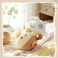thumbnail image 6 of 12" Cute Dumpling Plush Pillow,Lifelike Cartoon Animal Doll,Plushie toys Birthday Gifts for Kids Children Girls Boys Bun, 6 of 9