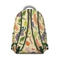 thumbnail image 4 of Small Floral Print School Backpack for Students Multifunctional Travel Bag with Colorful Watercolor Flower Pattern, Adjustable Straps for Everyday Use, 4 of 5