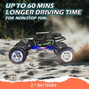 JoyStone Remote Control Truck W/Metal Shell, 60+ Mins, 2.4G, RC Cars Crawler for Boys, Monster Trucks, Toy Vehicle Car Gift for Kids Adults Girls,Green