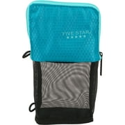 Five Star Stand N Store Pencil Pouch, Polyester, Teal (500000CV1-WMT)