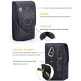 thumbnail image 3 of Unisex Multi Pockets Phone Holder Belt Waist Bag Fanny Pack with Neck Strap, 3 of 7
