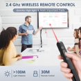 thumbnail image 4 of Presentation Clicker for Powerpoint Presentations, Presenter Remote USB C&USB A 2 in 1,Power Point Slide Clickers for Open Hyperlinks & Volume Control Windows/Mac (02), 4 of 7