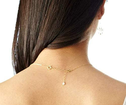 Solid 10K Gold Chain Extender, Gold 