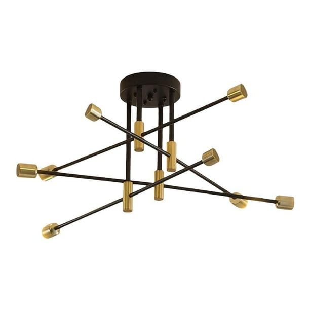 Lámpara de techo nórdica Sputnik para cocina, apartamento y pasillo. 8 luces