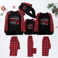 thumbnail image 3 of CEHVOM Christmas Men Dad Printed Blouse Tops+Pants Xmas Family Matching Pajamas Set, 3 of 7