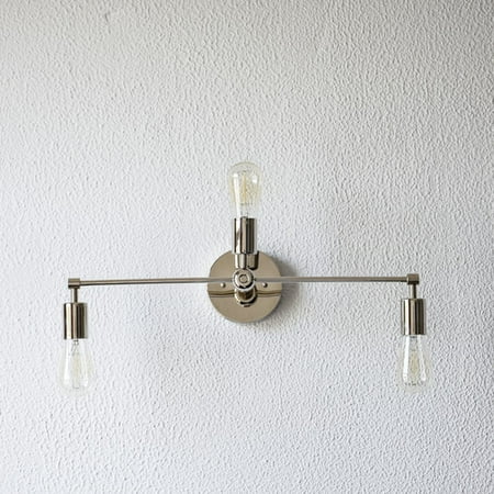 Illuminate Vintage Mid Century 3 Light Vanity Com