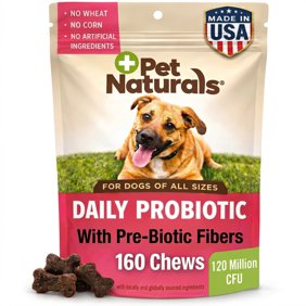 Pet Naturals Daily Probiotic Chews for Dogs, Duck, 160 Count