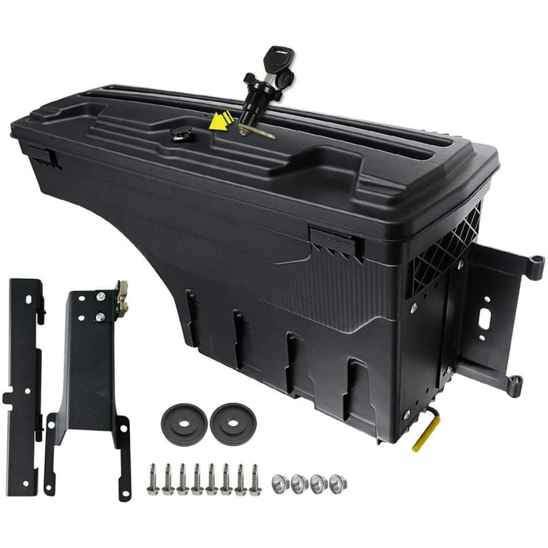 A-Premium Truck Bed Tool Box Storage Case Compatible with Ford F-150  2015-2019 Pickup Rear Right Passenger Side