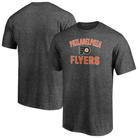 Men's  Charcoal Philadelphia Flyers Victory Arch T-Shirt