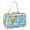 Blue, variant on Jiaoprinted Gingerbread Christmas Tree Travel Makeup Bag for Women, Large Waterproof Toiletry Organizer, Portable Cosmetic Pouch with Handle for Daily Use, Christmas Cookie