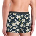 thumbnail image 3 of Goofa Lilies Flowers Printed Men's Boxer Briefs Underwear, Moisture-Wicking Underwear, Trunk,Soft and Breathable Cotton Underwear-Small, 3 of 9