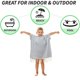 thumbnail image 5 of Toalla de playa con capucha para niños | Capa de algodón absorbente de secado rápido | Toalla de surf y natación suave y ligera para niños y niñas | Manta de baño para piscina de viaje | 66x60cm | 1, 5 of 5