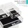 thumbnail image 5 of Sorbus Acrylic Cosmetics Makeup and Jewelry Storage Case Display Set (Set Style 2), 5 of 7