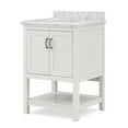 thumbnail image 3 of Design Element Affinity 25" Single Sink Bathroom Vanity in White, 3 of 6