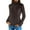 Coffee, variant on Vedolay Cute Sweaters Womens Causal Long Sleeve V Neck Lightweight Corchet Pullover Sweater,Black M