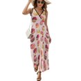 thumbnail image 2 of Delicious Pink Retro Cupcakes Sleeveless Dress Dresses Women Summer Evening Dresses Ladies Bohemia Long Dresses, 2 of 9