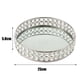 thumbnail image 4 of 2x Bandeja de cosméticos Bandeja de organizador de baratija de joyería de vanidad forma forma forma decorativa, 4 of 8