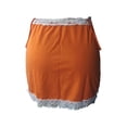 thumbnail image 5 of KelaJuan Women Mini Skirts Floral Letter Print Lace Splicing High Waist Summer Casual Short Skirt, 5 of 7