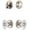 Polished Nickel, variant on Grandeur 818002 Georgetown Solid Brass Single Cylinder Keyed Entry Knobset And Deadbolt